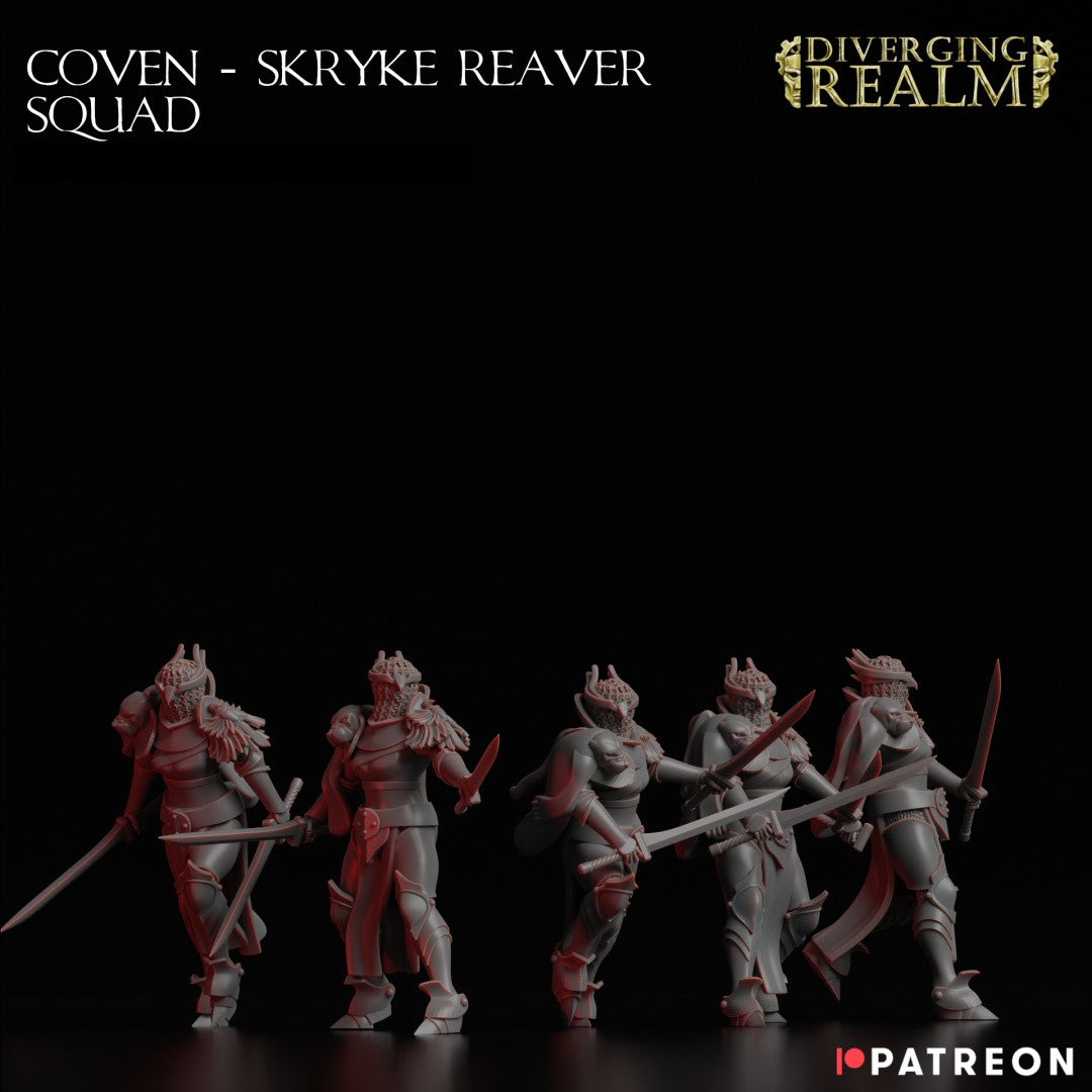 3D Printable Coven - Sisterhood of the Serpents by DivergingRealm