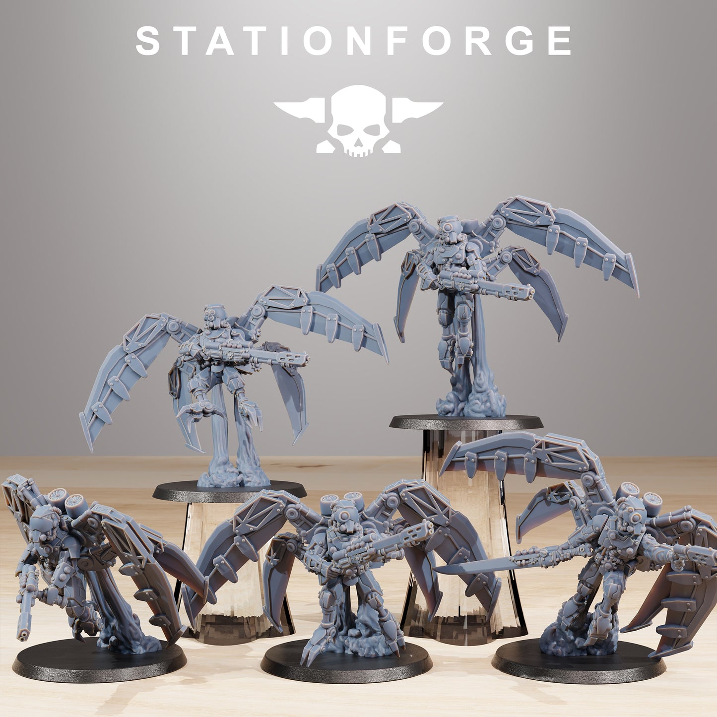 Scavenger Strikers x5, Flying Tech Adepts, Mech Division