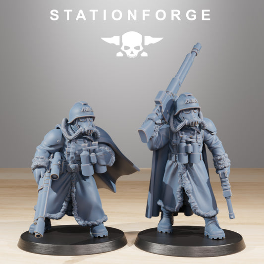 Imperial Marksmen the Grim Guard x 10, Death Division, Frostwatch Korps