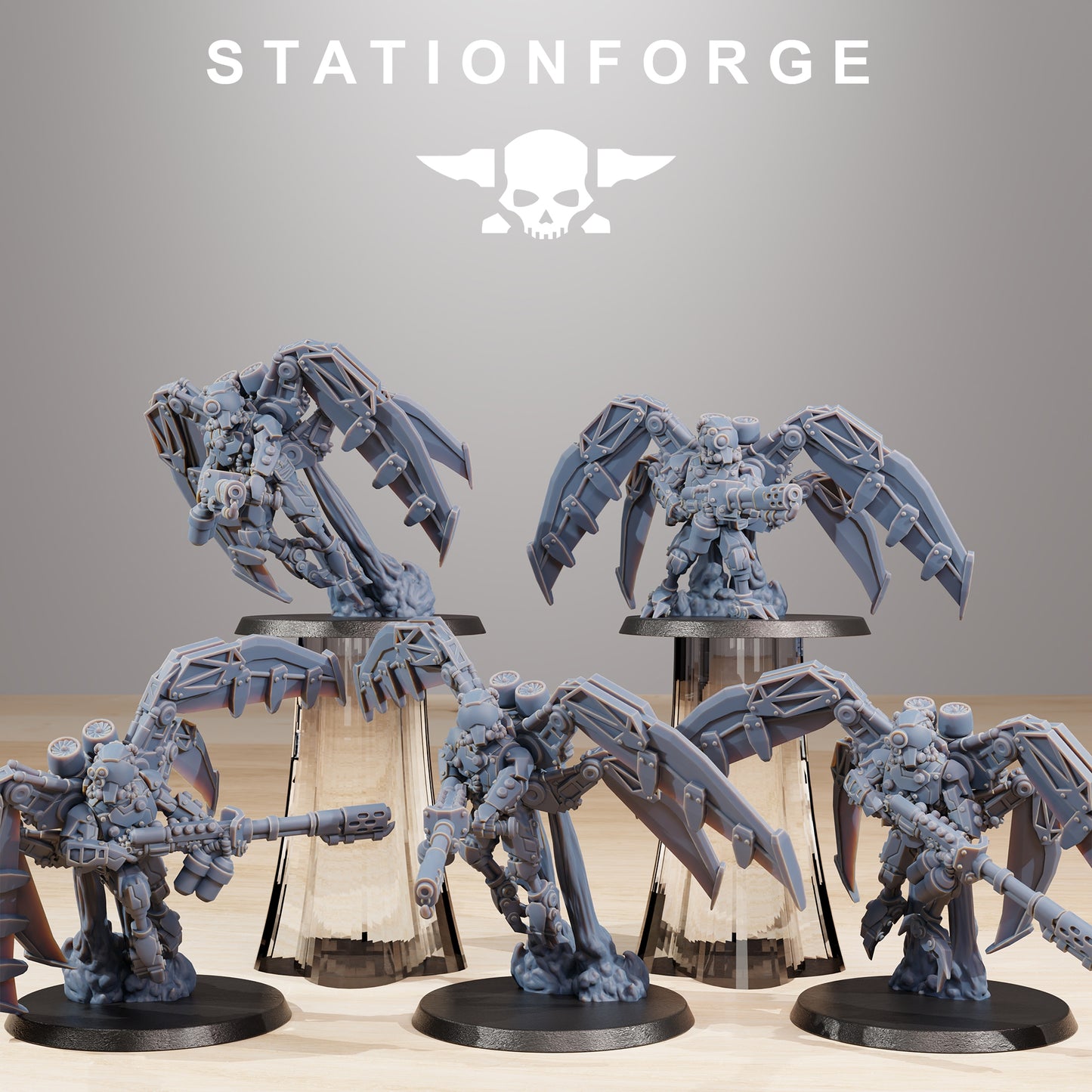 Scavenger Strikers x5, Flying Tech Adepts, Mech Division