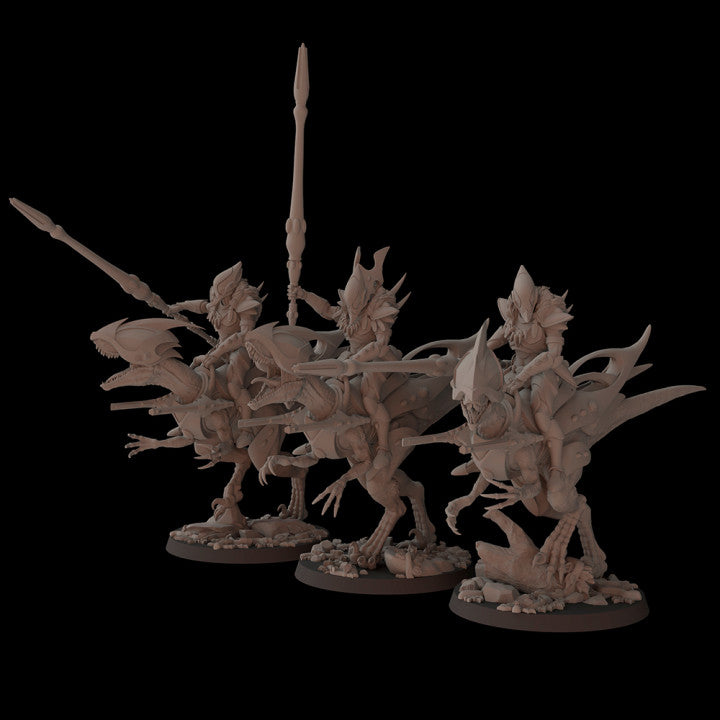 Aeterni Primeval Spear Riders, Eldar Ones, Fantasy Cult Miniatures