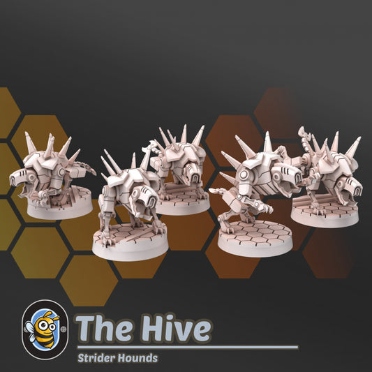 Strider Hounds x 5, Carnivore Team, The Hive