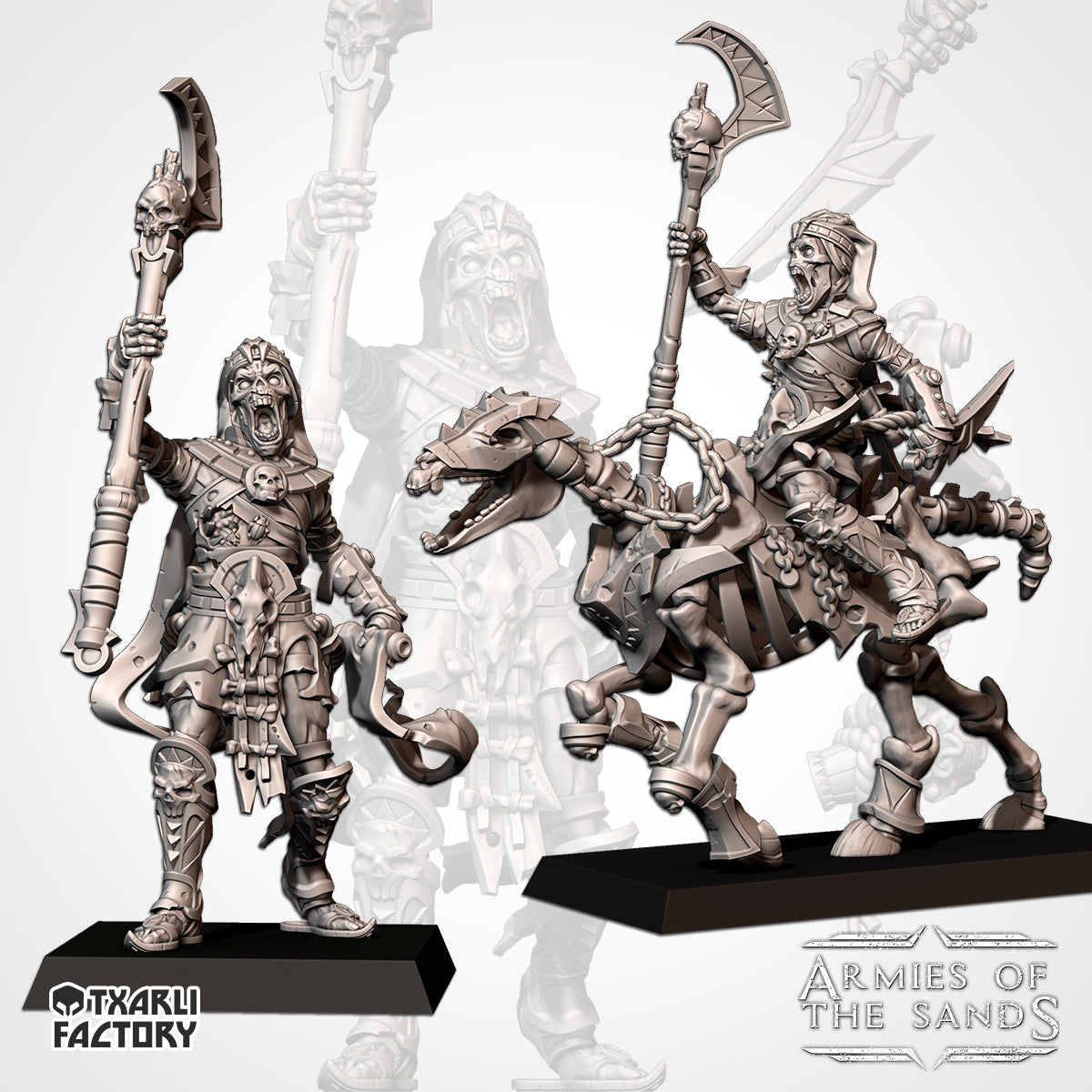Armies of the Sand - High Priest Multipack, Tomb Legions, Kings Chosen