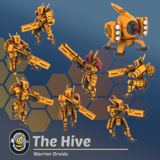 Greater Good Rifle Droid Warriors x 10, Fire Team, The Hive
