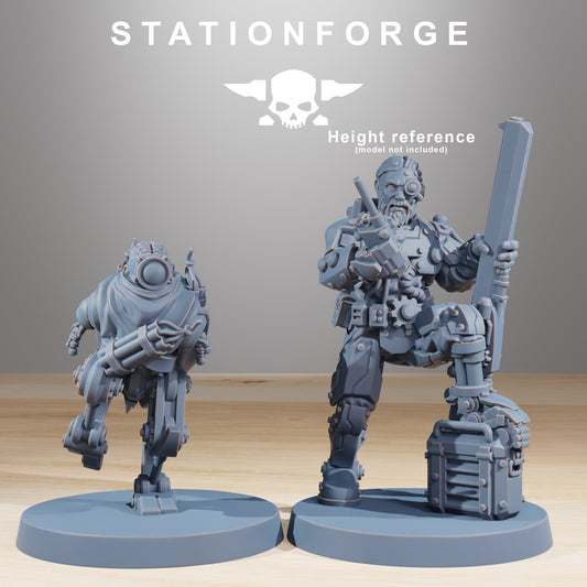 Scavenger Halflings Rangers x10, Tech Adepts, Mech Division