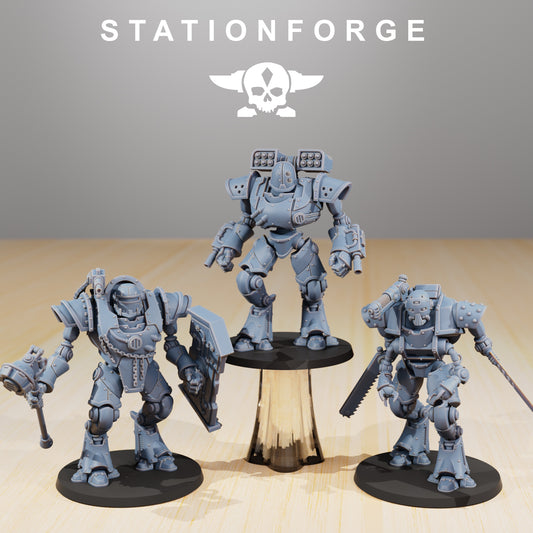 Scavenger Exutars, Robot Droids, Mech Division (3 models)