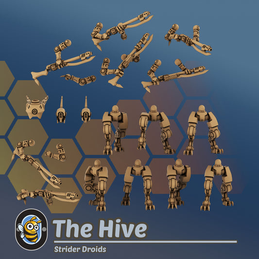 Strider Droids x 16, Carnivore Team, The Hive