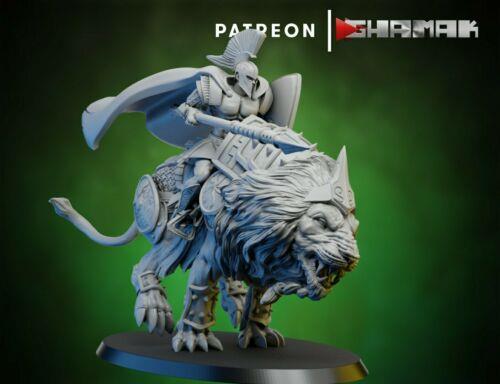 Wargames Compatible - Spartan Lion Riders X 3