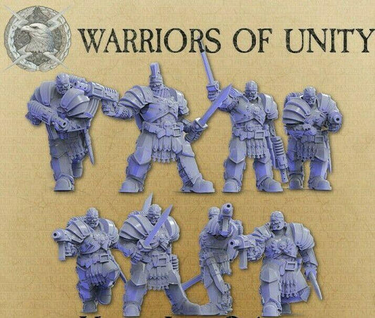 Wargames Compatible - Warriors of Unity - CC Hastus x 5