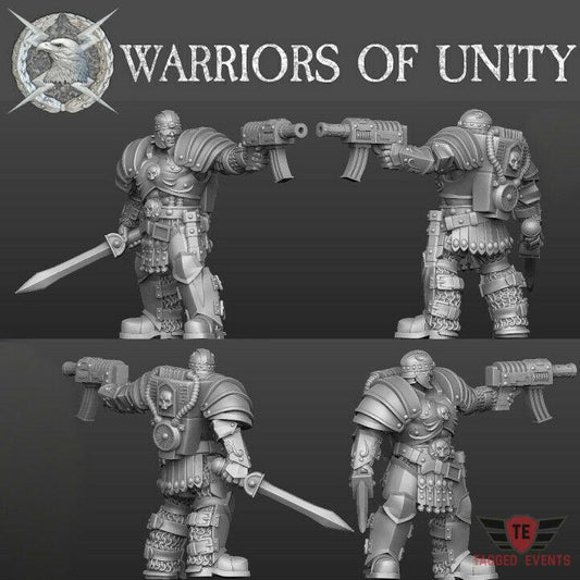 Wargames Compatible - Warriors of Unity - CC Hastus x 5