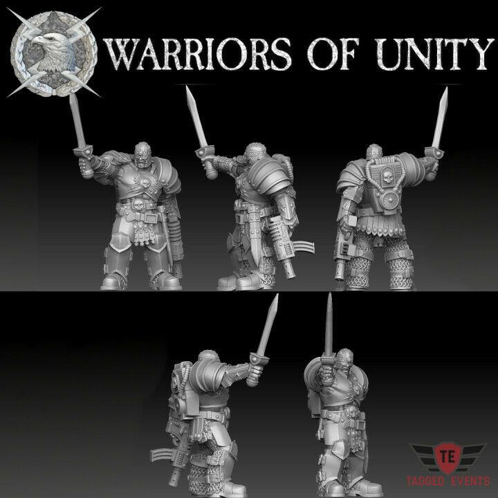 Wargames Compatible - Warriors of Unity - CC Hastus x 5