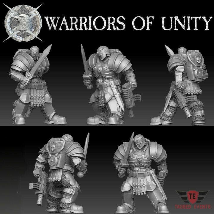 Wargames Compatible - Warriors of Unity - CC Hastus x 5