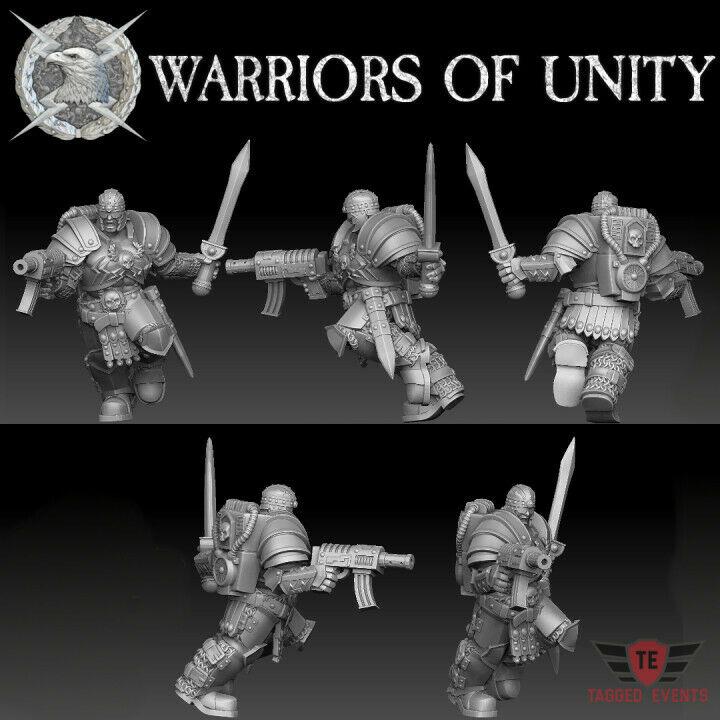 Wargames Compatible - Warriors of Unity - CC Hastus x 5