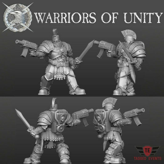 Wargames Compatible - Warriors of Unity - Ranged Hastus x 5
