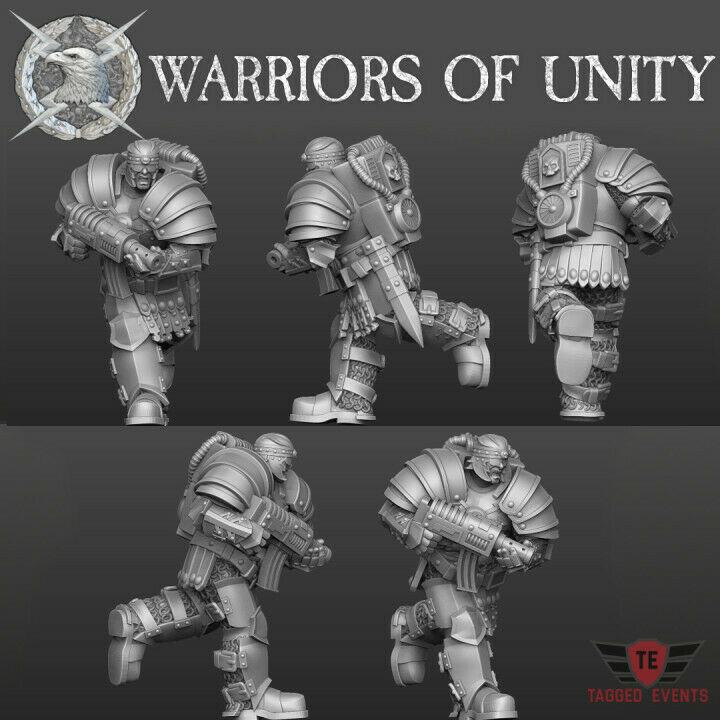 Wargames Compatible - Warriors of Unity - Ranged Hastus x 5
