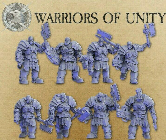 Wargames Compatible - Warriors of Unity - Princepta x 5