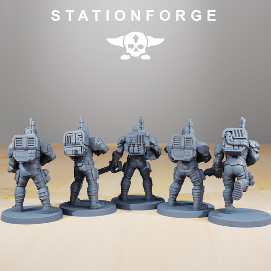 Wargames Compatible - Grim Guard - National Guard x 5