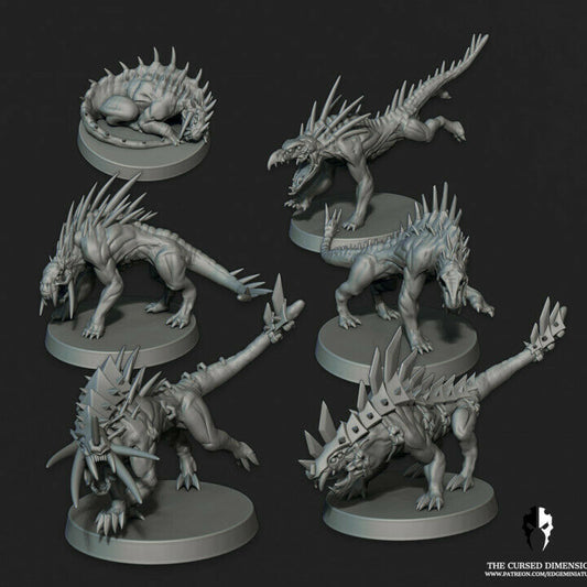 Wargames Compatible - Demon Beasts x 6