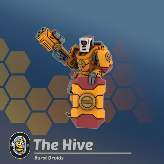 Wargames Compatible - Burst Droid Warriors x 10, Fire Team, The Hive