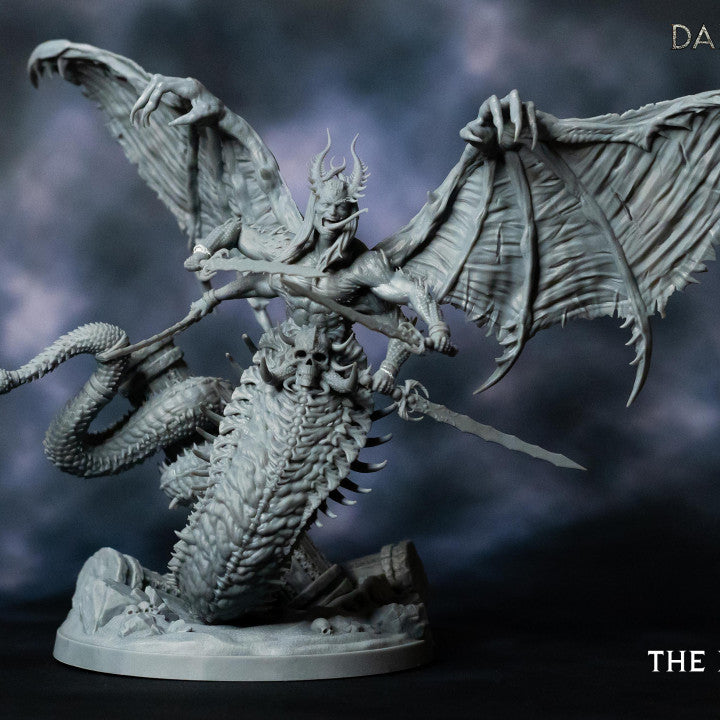 Wargames Compatible - The Lust God - Belial the Lord of Sin - Pleasure Demon 100mm