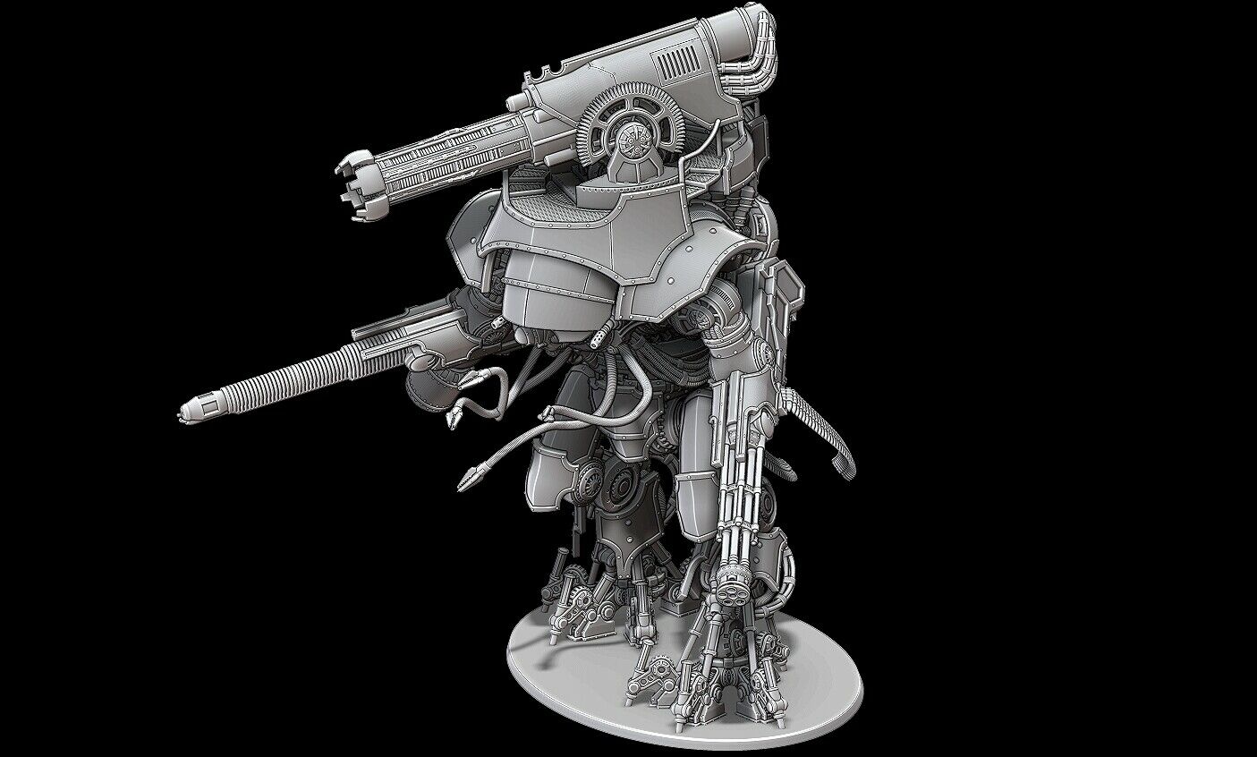 Long view of a proxy Imperial Knight