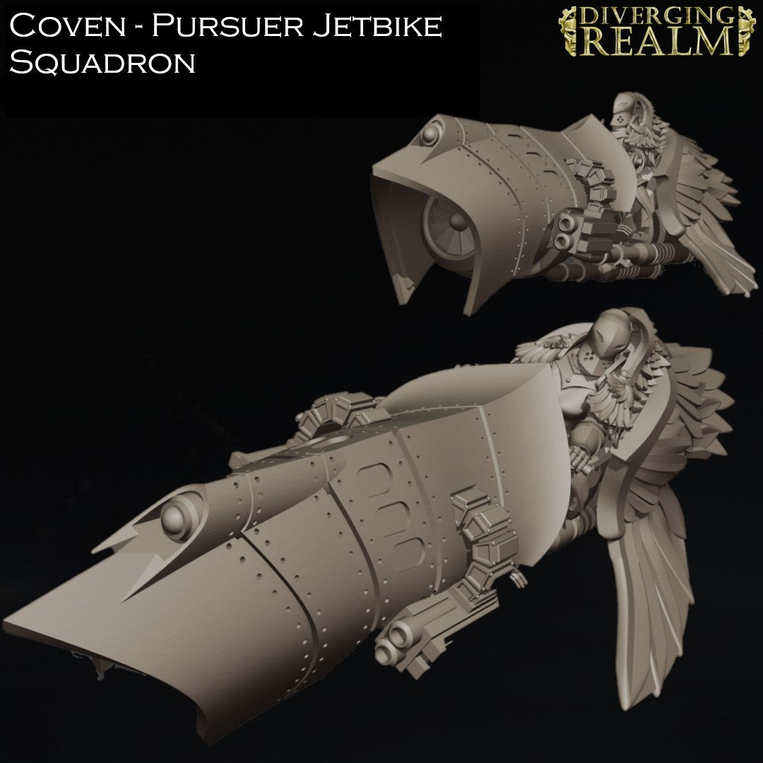 Diverging Realms - Sisters of the Coven Pursuer Eagle Jetbike Squadron x 3